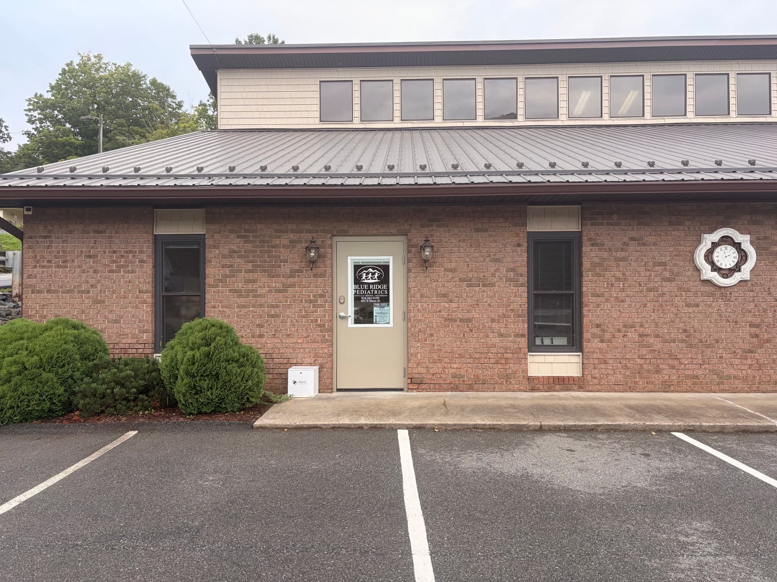 The Blue Ridge Pediatrics office on East Main Street in Jefferson